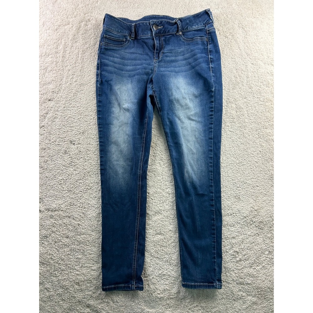 Maurices Women's Skinny‎ Jeans Blue Wash Size L-S Stretch Denim
